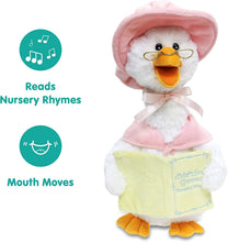 Load image into Gallery viewer, Mother Goose Animated Talking Musical Plush Toy
