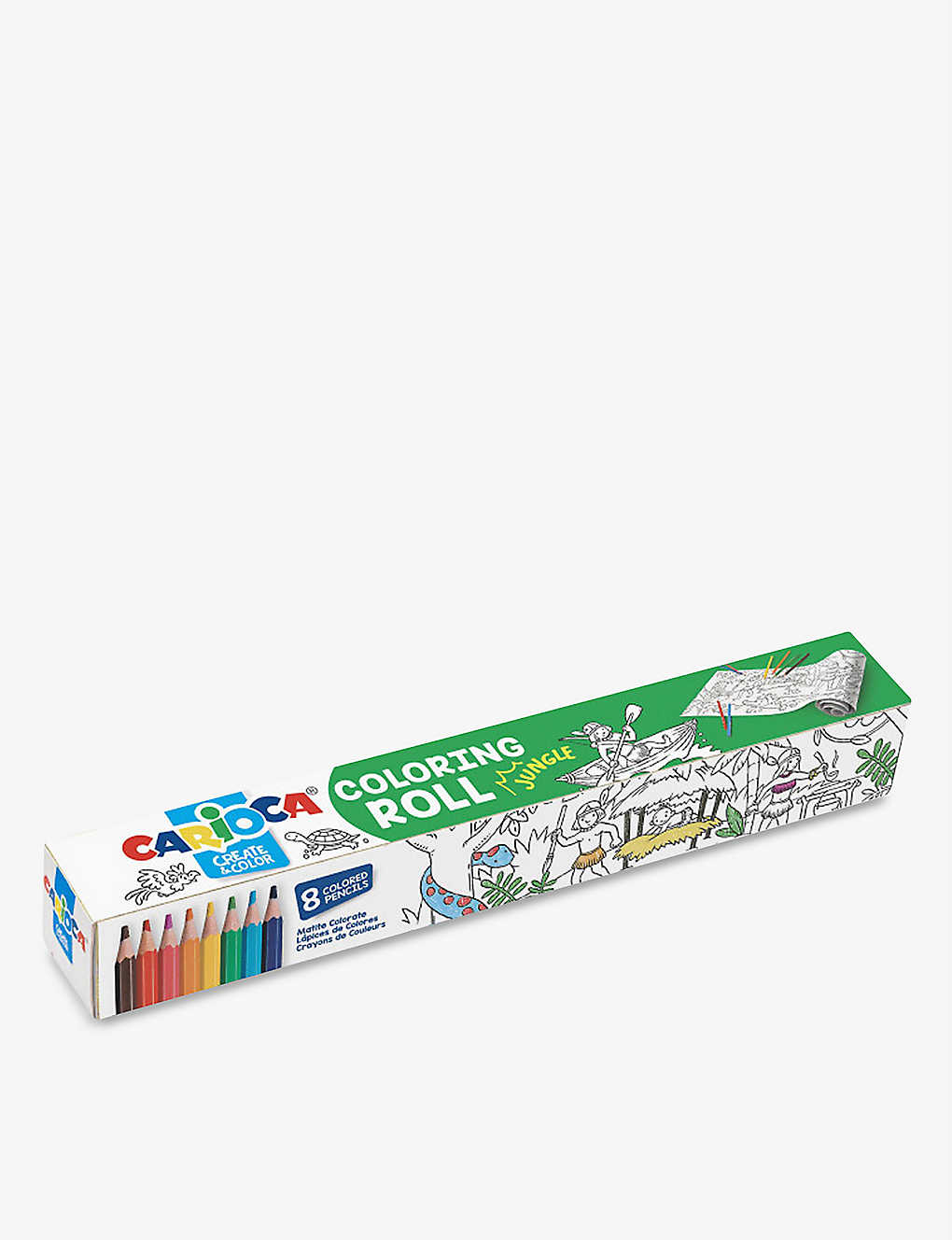 Jungle Coloring Roll and Pencils Set