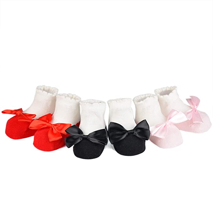 Bow Socks For Girls